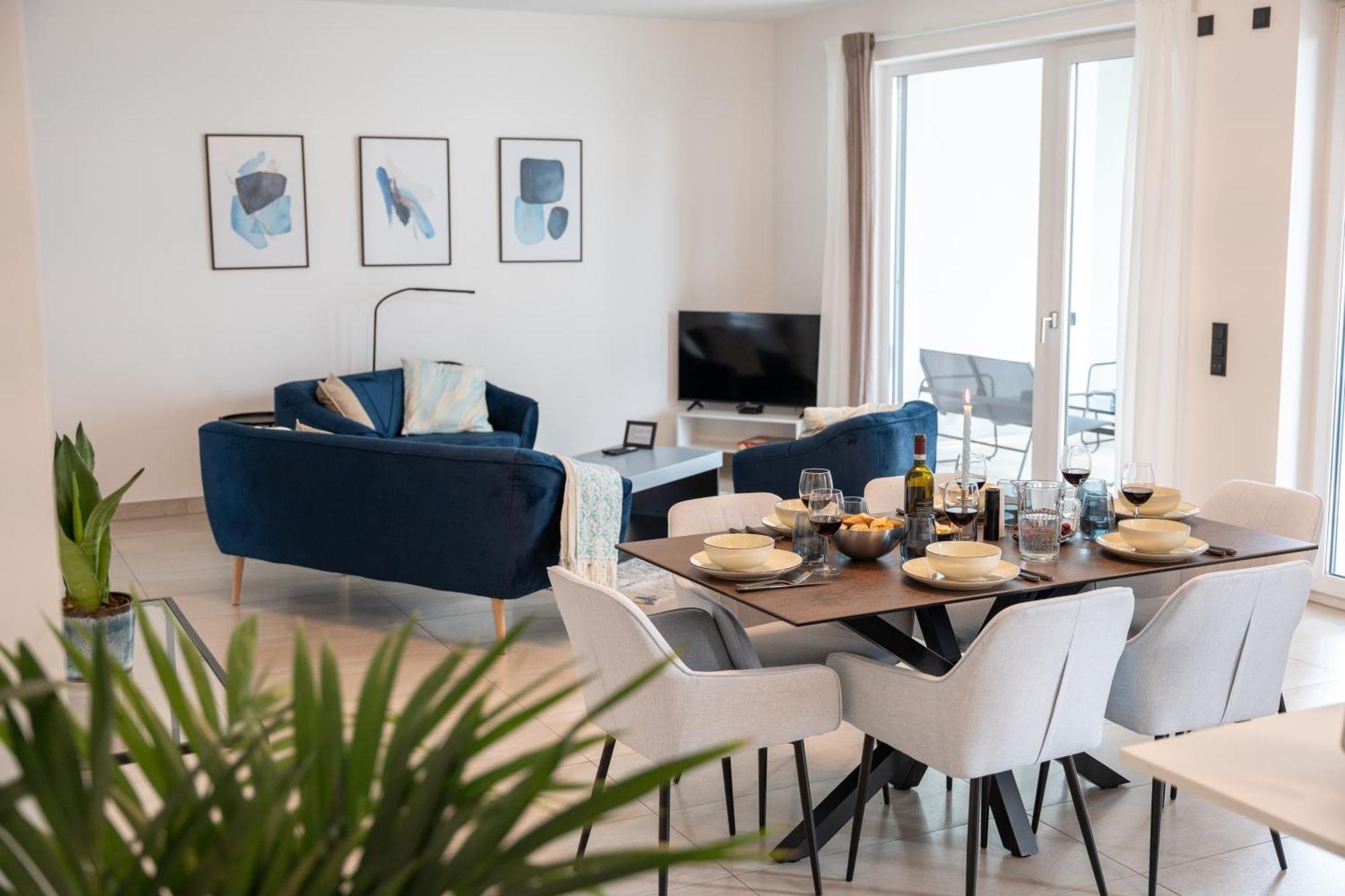 Zentral - Fuer 6 - 2X Frei Parken - Terrasse Apartment Gießen Екстериор снимка